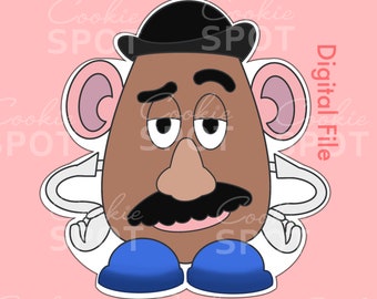 Mr. Potato Head Cookie Cutter - Toy Story - 3.5" (STL File)