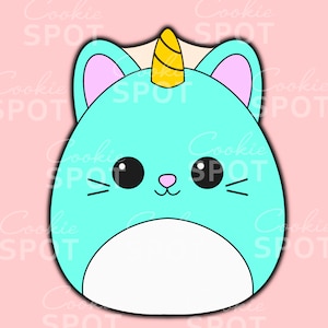 Cortador de galletas de malvavisco de unicornio