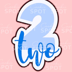Number Two Cookie Cutter