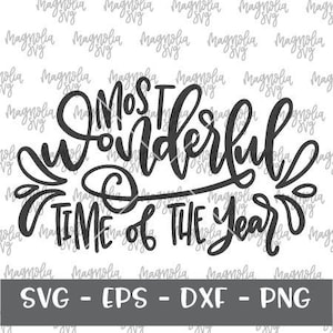 Zijn de meest prachtige tijd van het jaar SVG kerst SVG, Kerstmis gesneden bestand, Handlettered SVG snijden-bestand, vakantie svg, svg snijden bestand