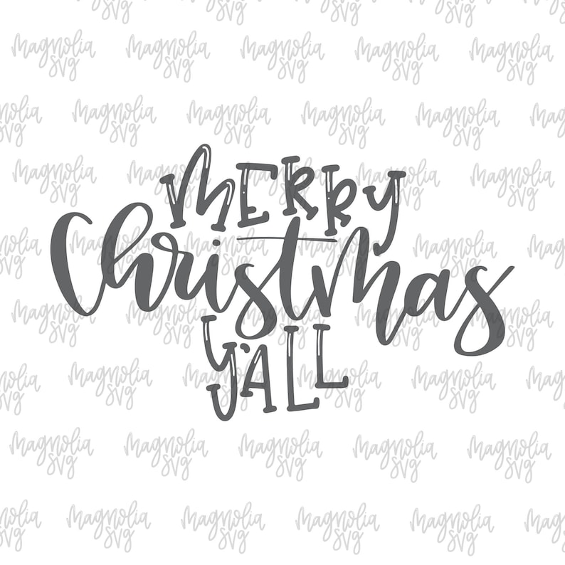 Download Merry Christmas Y'all SVG Christmas svg Merry Christmas | Etsy