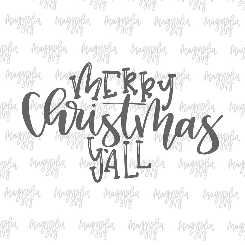 Download Merry Christmas Y'all SVG Christmas svg Merry Christmas | Etsy