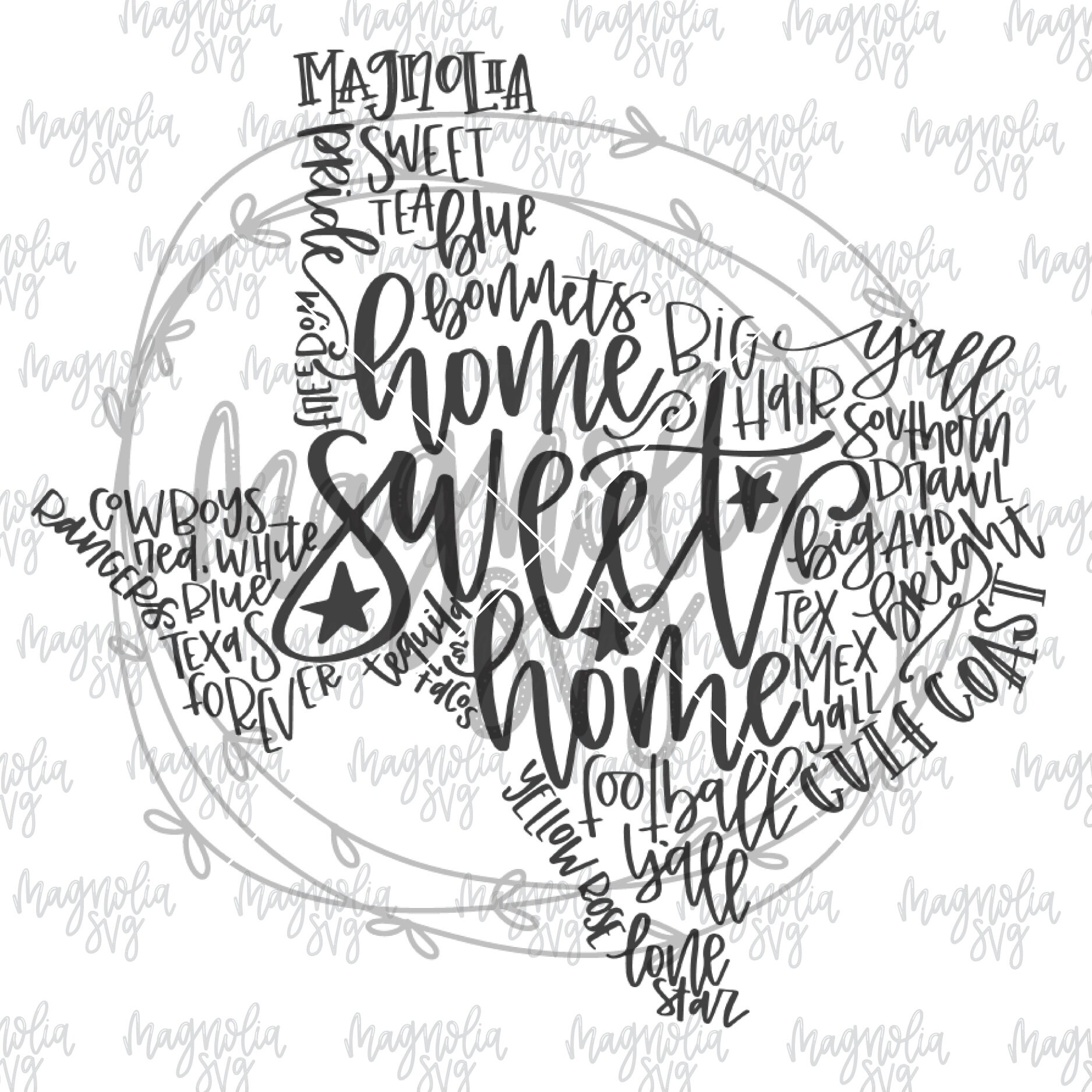 Download Texas State Svg File Texas Home Sweet Home Svg Cut File Etsy