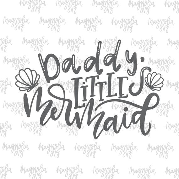 Download Daddy's Little Mermaid svg Mermaid svg Daddy's | Etsy