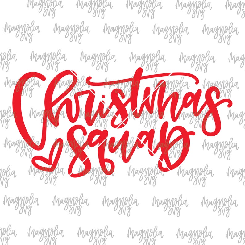 Christmas Squad SVG Squad Svg Christmas Squad Tshirt Svg | Etsy