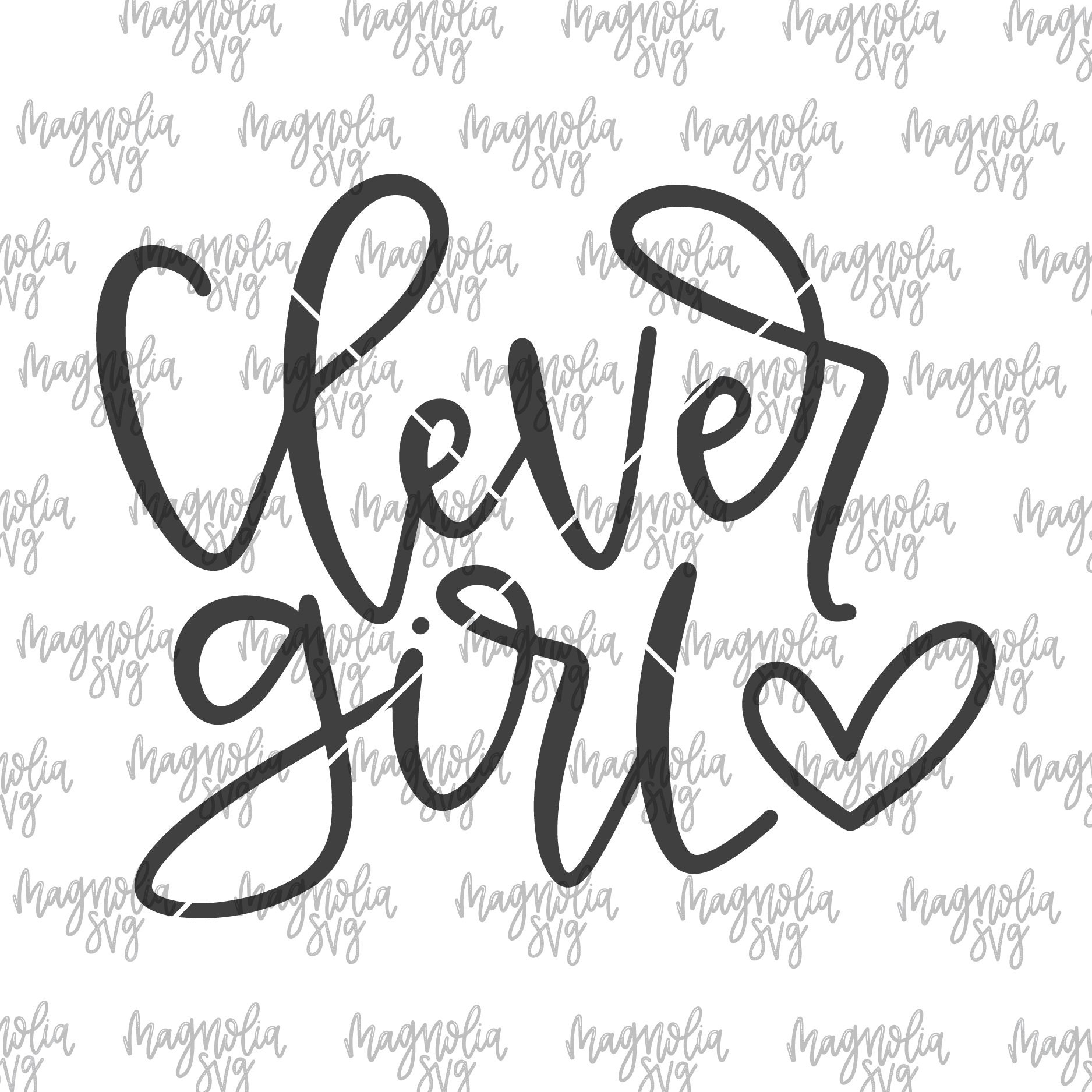 Clever Girl SVG Girl Power Svg Baby Girl Svg File Smart Etsy