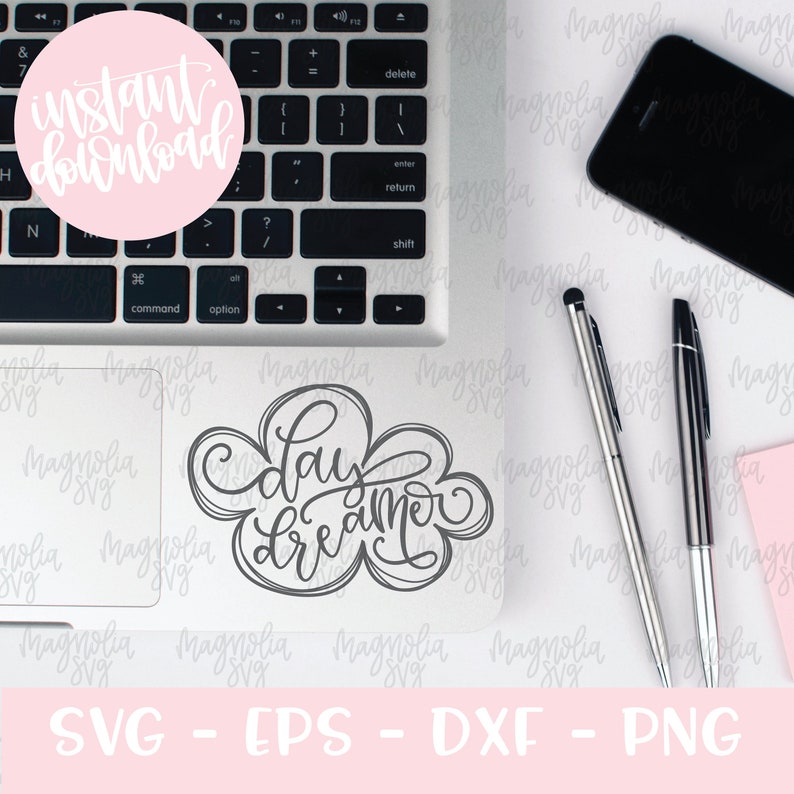 Download Day Dreamer Svg Laptop Sticker Svg File Dreamer Cloud Cut File Svg For Silhouette And Cricut Vinyl Cutting Machines Clip Art Art Collectibles