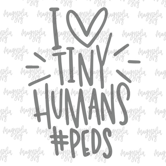 I Heart Tiny Humans - Peds Nurse Tshirt I Heart Tiny Humans - Peds Nurse Tshirt