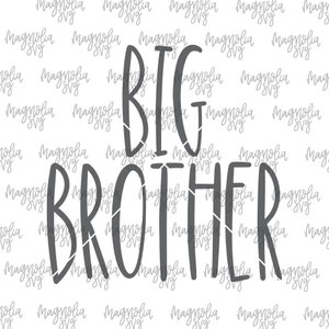 Big Brother SVG Cut File, Baby Announcement SVG, Big Brother Cut File, Baby Brother svg, New Baby SVG File, Little brother svg, brother svg
