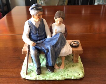 Norman Rockwell "Lighthouse Keeper's Daughter" Vintage Figurine