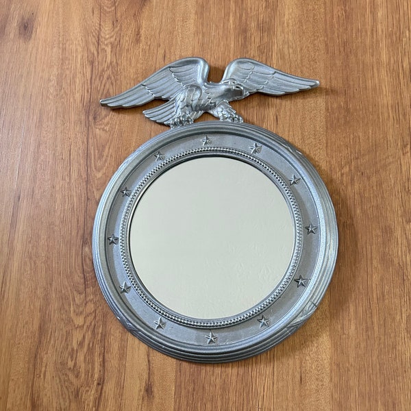 Vintage Federal Eagle Mirror, Federal Eagle, Patriotic Statement, National Bird, Patriotic Mirror, Vintage Mirror, Pewter Mirror