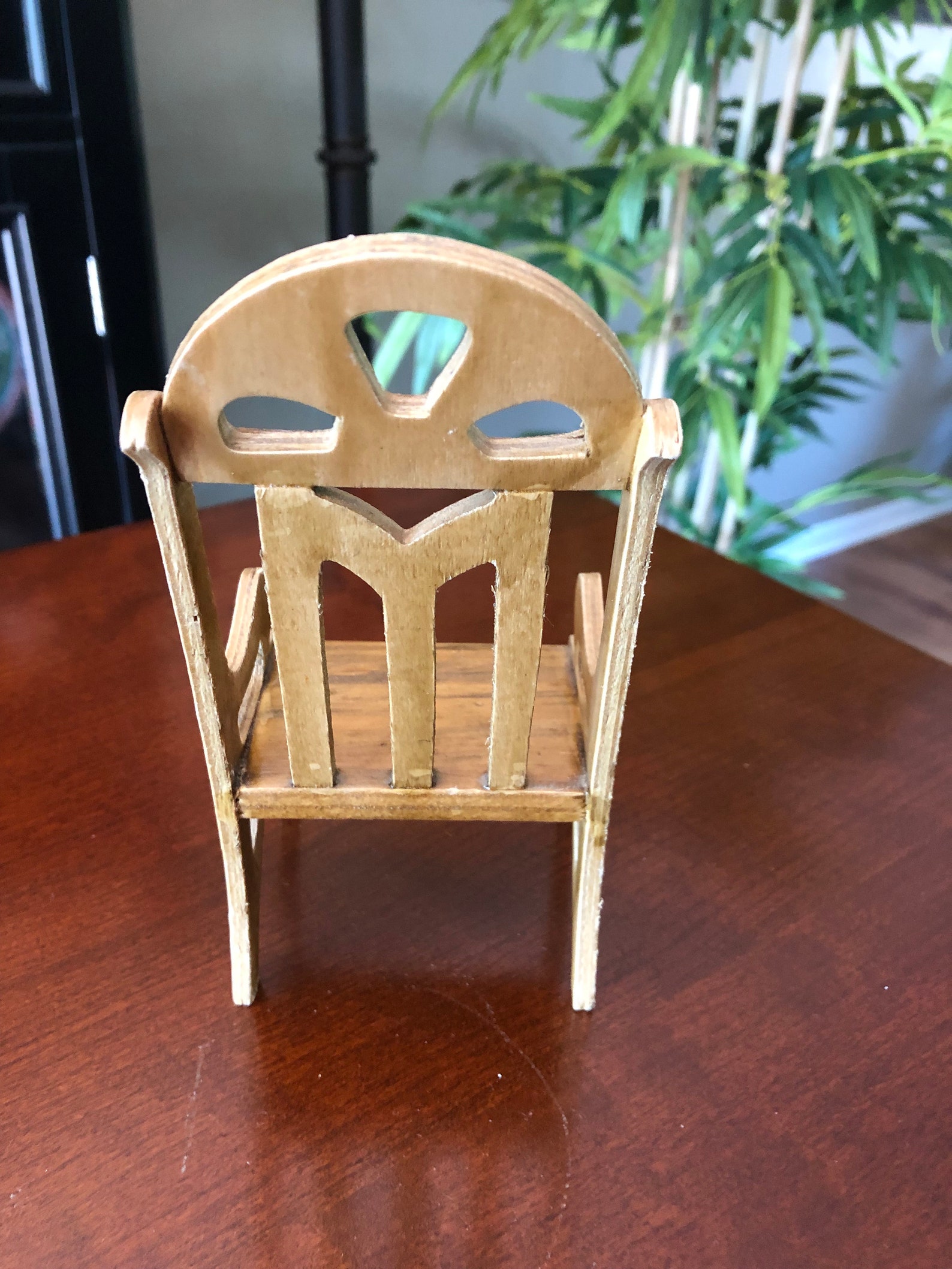 Cute Vintage Little Wood Doll Chair Doll Chair Small Doll Etsy