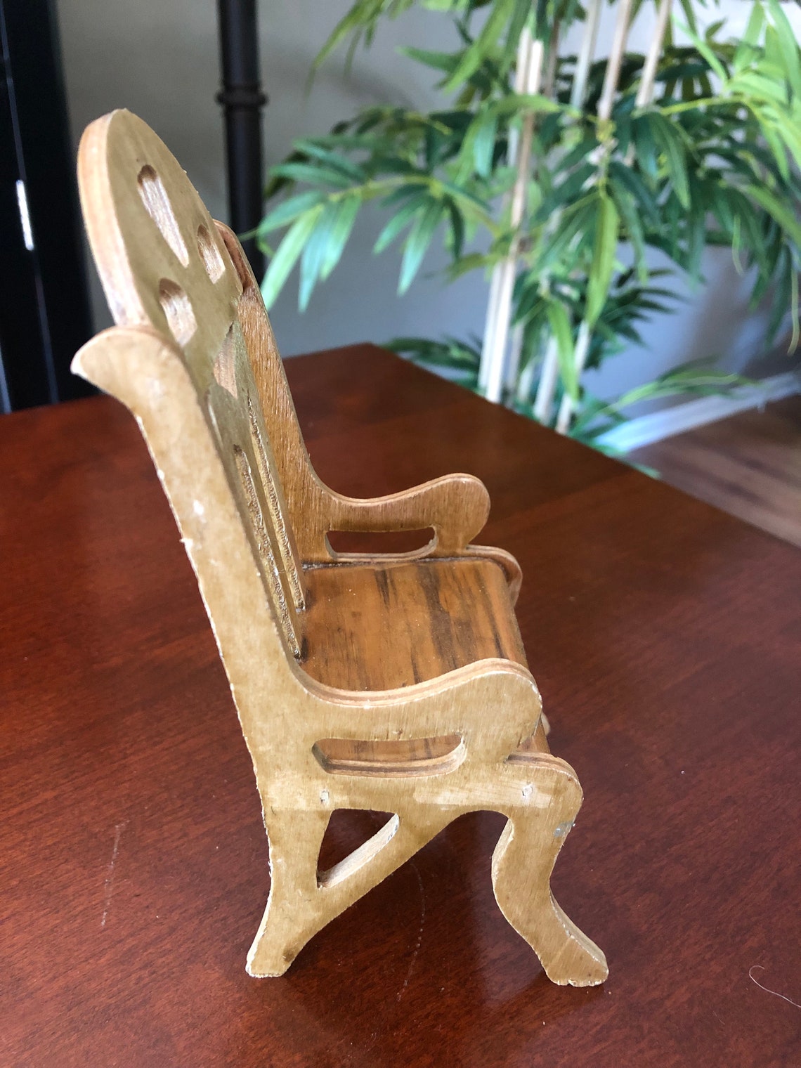 Cute Vintage Little Wood Doll Chair Doll Chair Small Doll Etsy