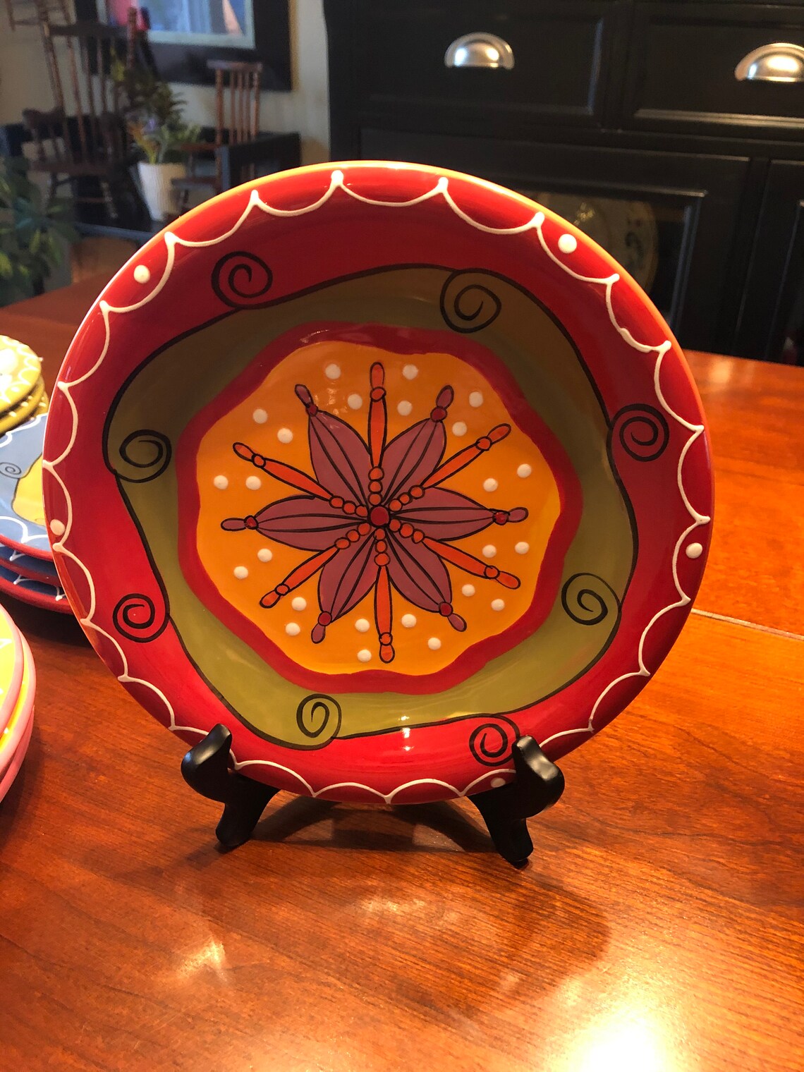 Beautiful Vintage Colorful Dessert Plates 12 Desert Plates Etsy