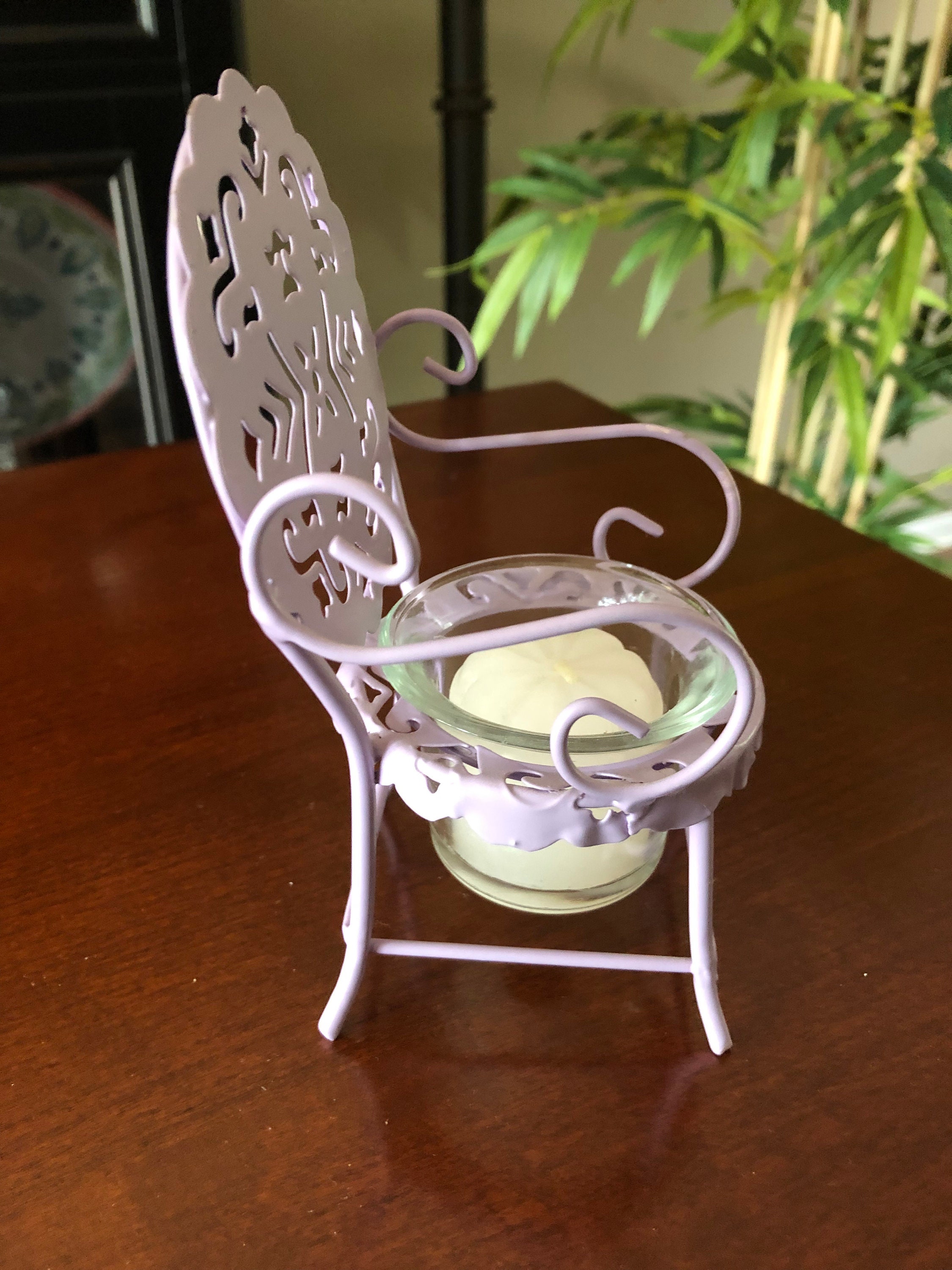 Sweet Little Vintage Chair Candle Holder Candle Holder Etsy