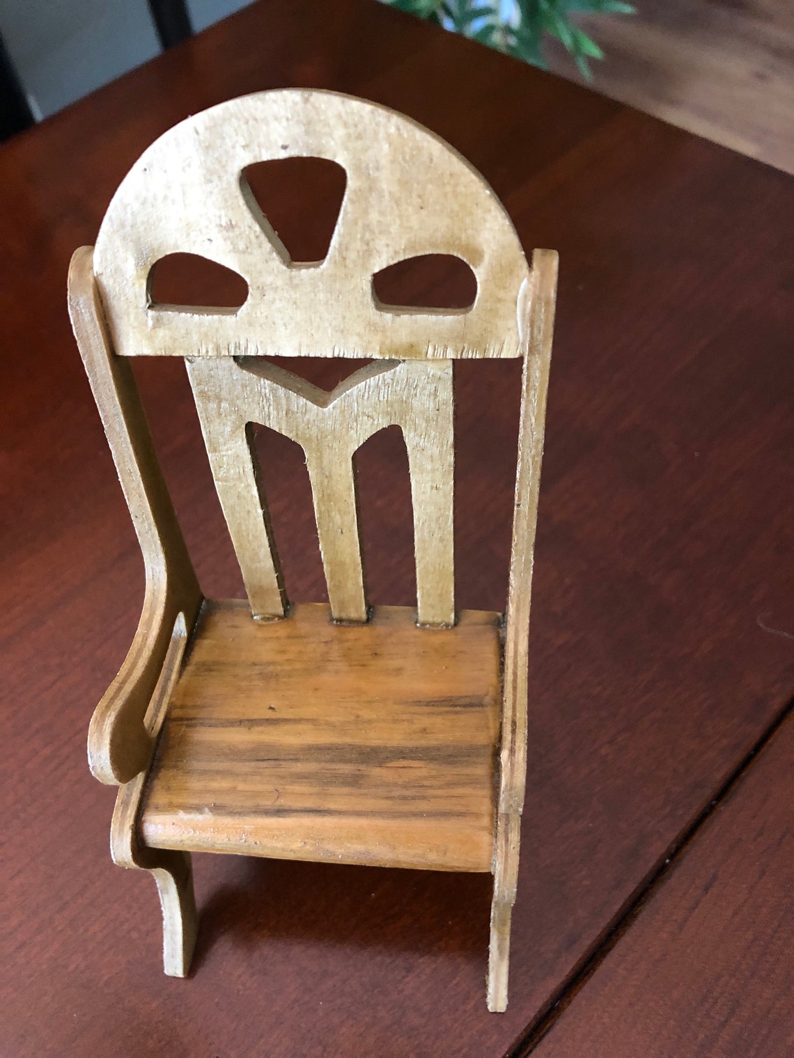 Cute Vintage Little Wood Doll Chair Doll Chair Small Doll Etsy