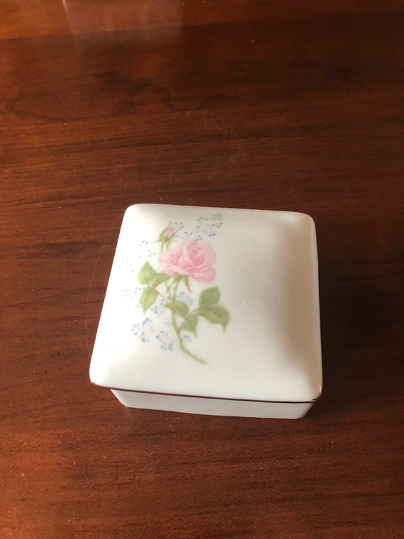 Floral Fantasy Trinket/Jewelry Box