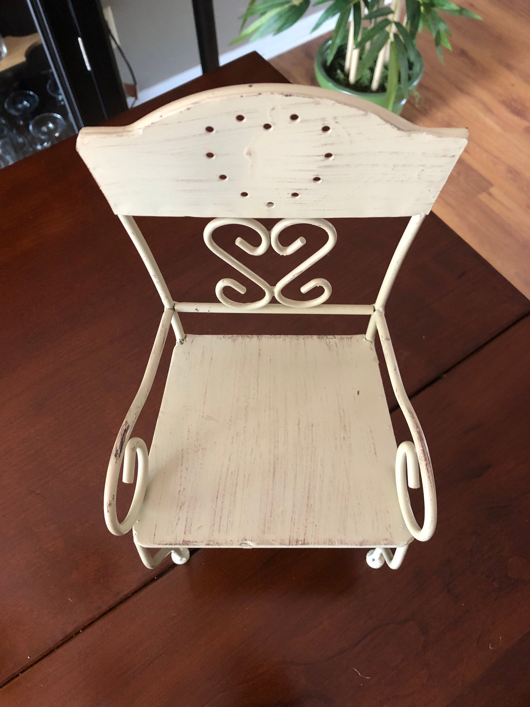 Nice Vintage Metal Small Doll Chair Doll Chair Vintage Doll Etsy