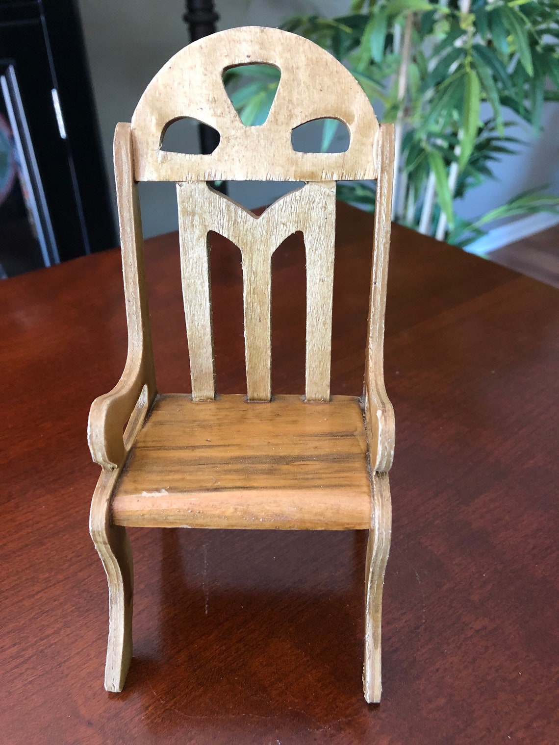 Cute Vintage Little Wood Doll Chair Doll Chair Small Doll Etsy