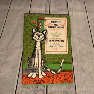 Vintage Timothy And Madam Mouse A Non-ABC Book, Not Your Traditional ABC Book, Learn ABC In A Fun Way, A Page For Each Alphabet, Zany Humor