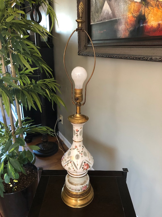Bohemian glass lamp sale