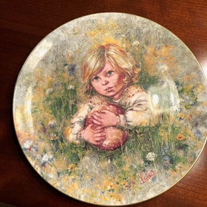 Vintage Plate Innocents The First Issue Of A Wedgwood Series, Collectors Plate, Vintage Plate, First Issue Of Wedgwood,