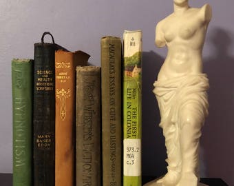 Six Very Old Books For Reading and Decoration