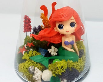 Décoration vase monde miniature Ariel