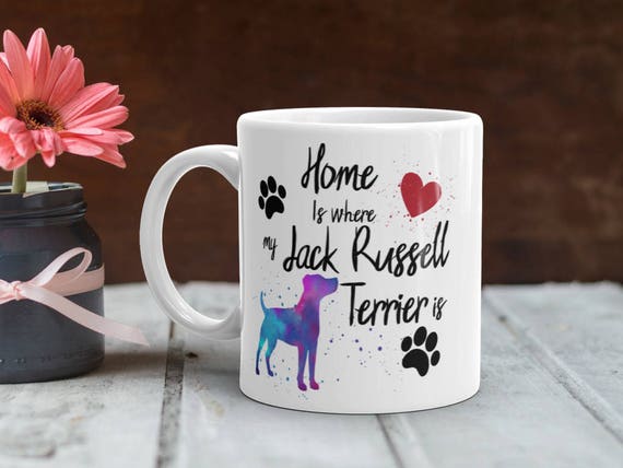 Jack Russell Mug Cute Coffee Mug For Dog Lovers Birthday Etsy