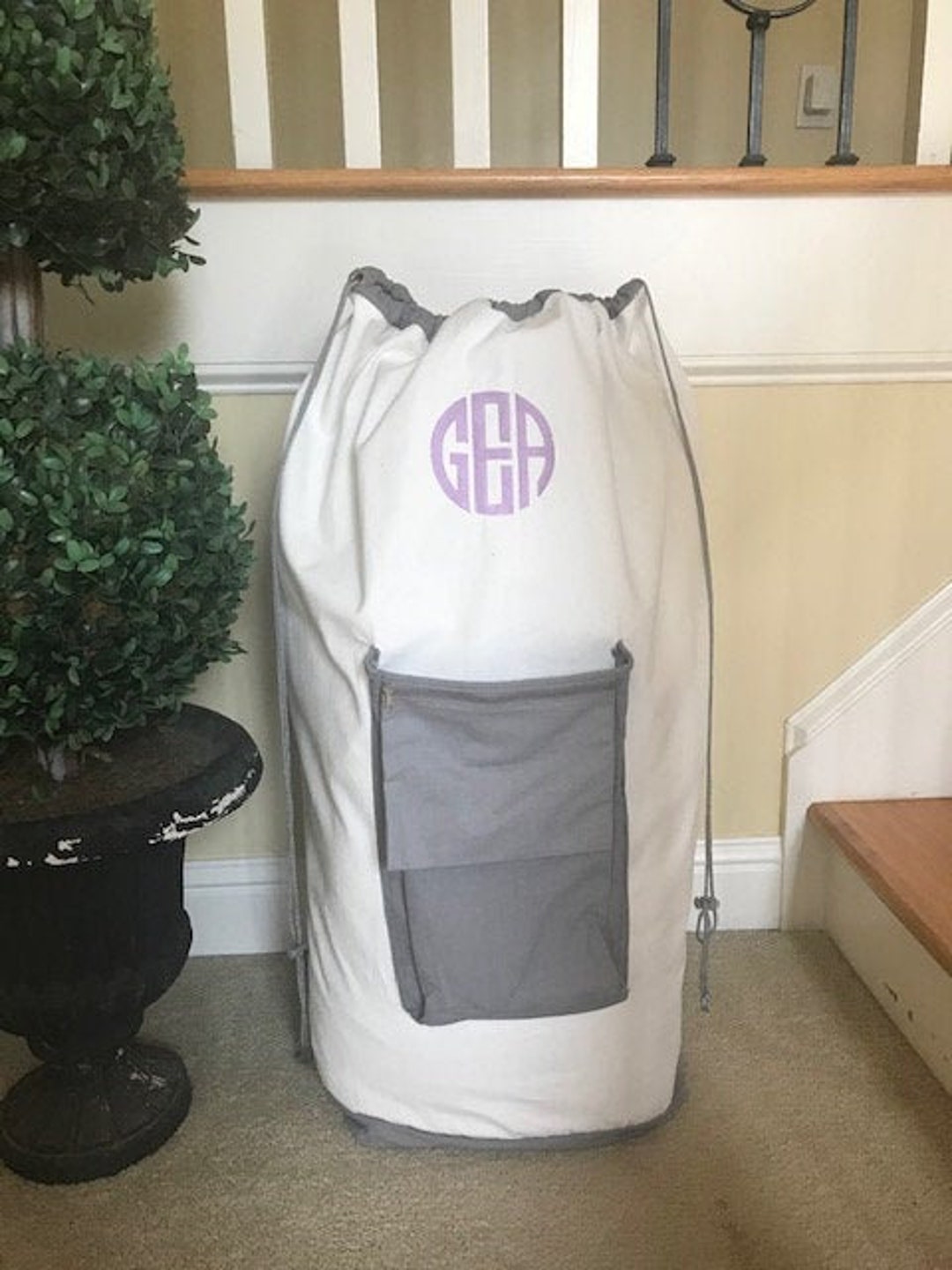 Personalized Laundry Bag Monogrammed Laundry Bag large Laundry