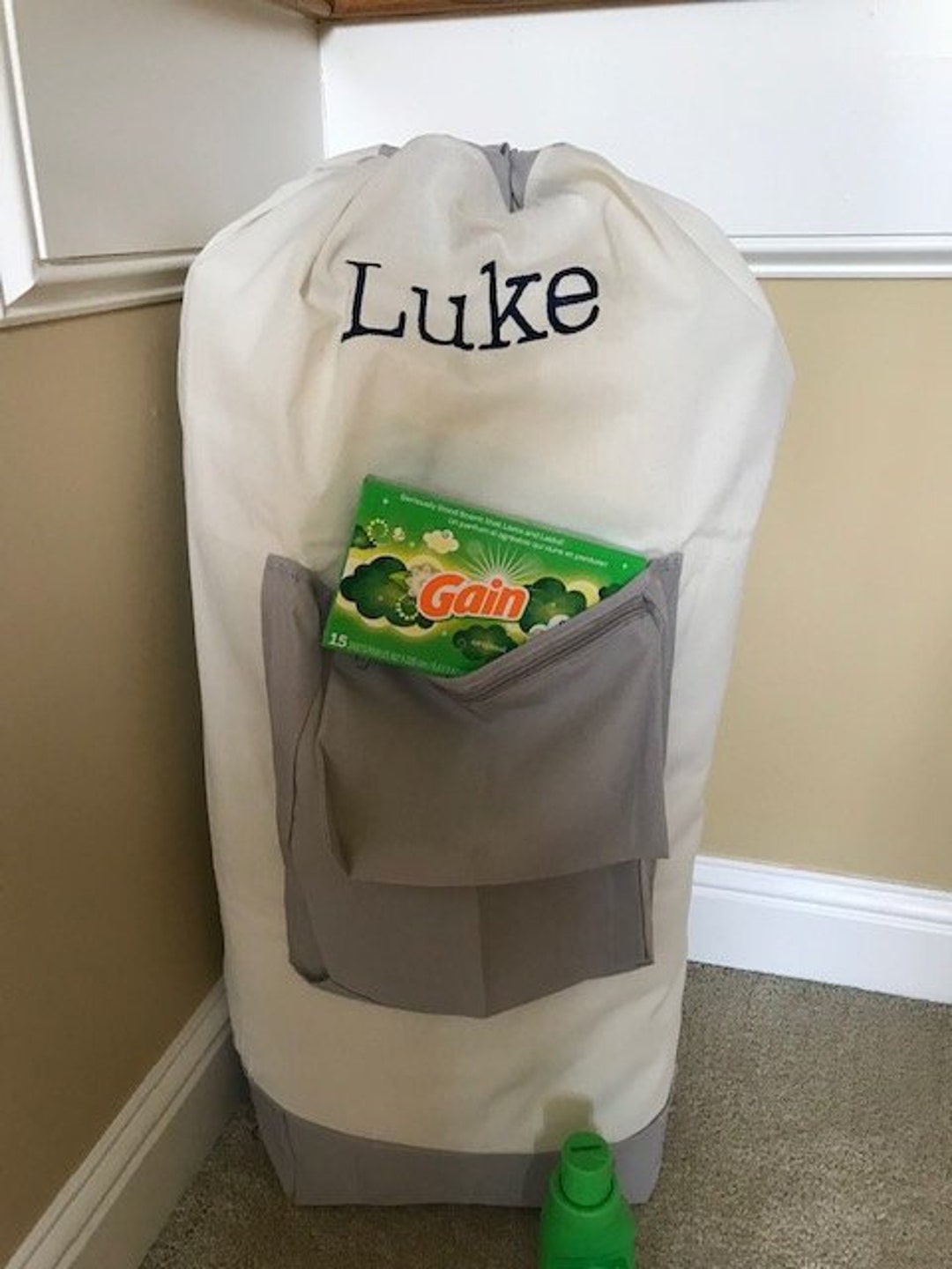 Personalized Laundry Bag/ Monogrammed Laundry Bag/large Laundry Bag