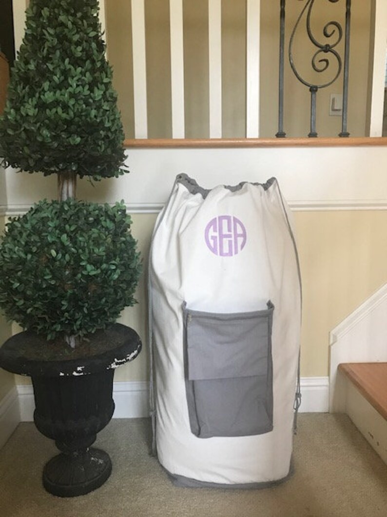 Personalized Laundry Bag/ Monogrammed Laundry Bag/large Etsy