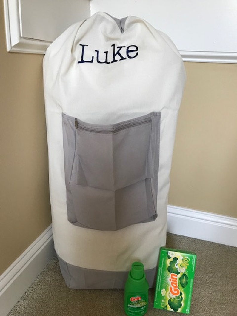 Personalized Laundry Bag/ Monogrammed laundry bag/Large Etsy