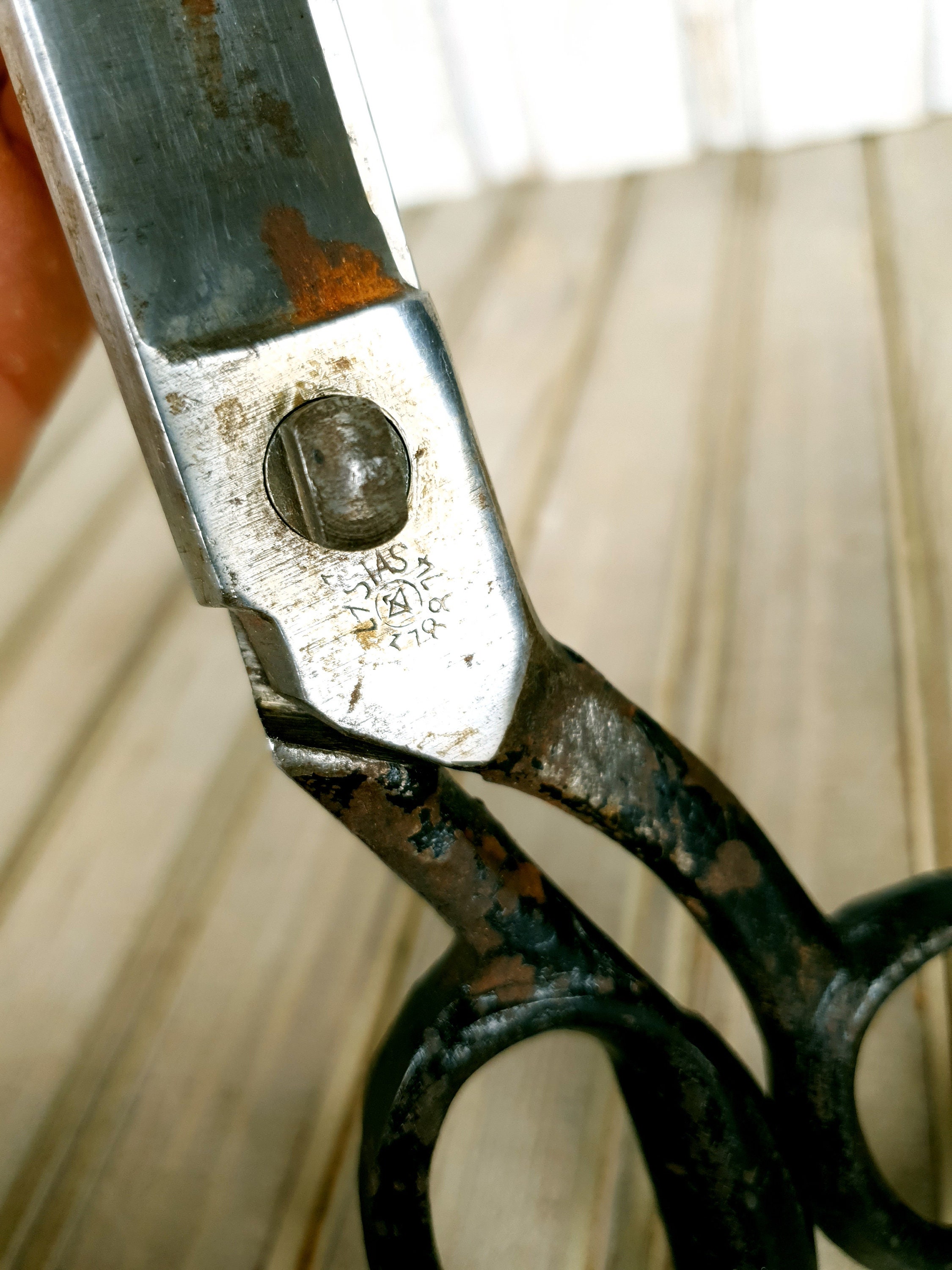 アンティーク鉄製ハサミ：1950年代の農家風装飾（10インチ） - Etsy 日本