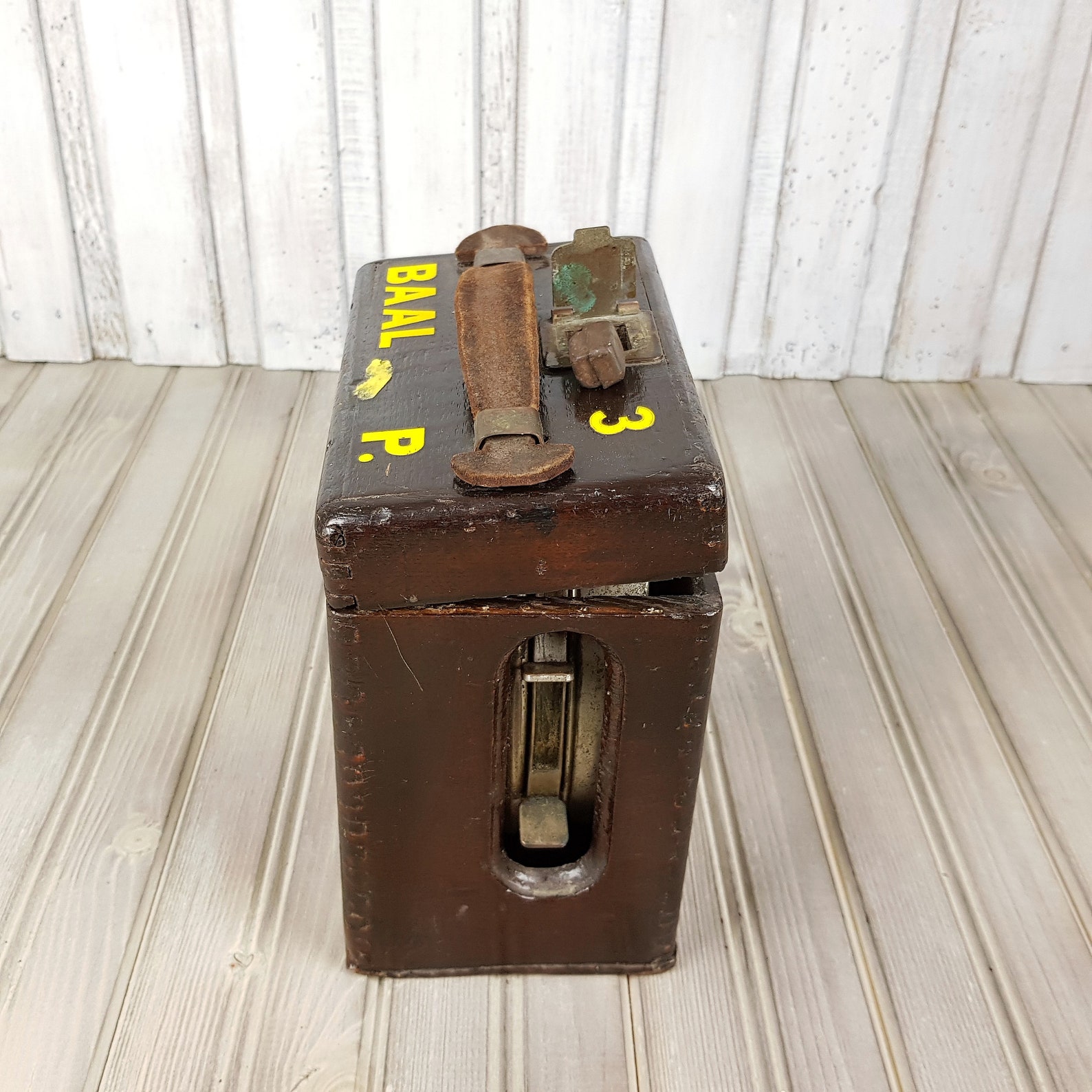 Racing Pigeon Clock With Wooden Case Toulet Imperator, Belgian Clock