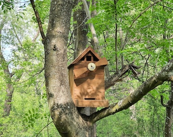 Vintage birdhouse, Antique wooden bird house, Hand made, Large birdhouse, Birdhouse, Garden decor, Rustic birdhouse, Unique birdhouse