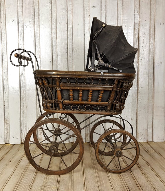 antique doll carriage value