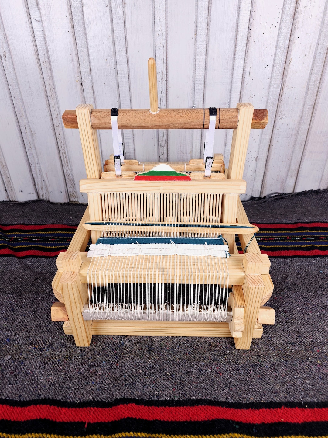 Weaving Loom, Wooden Weaving Loom, Vintage Weaving Loom, Wooden Loom