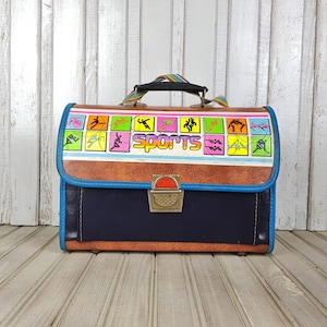 Sac d’école pour enfants, sac d’école vintage, sac à dos pour enfants, sac Leatherette, sac de livres Retro, fournitures scolaires, sac d’école soviétique