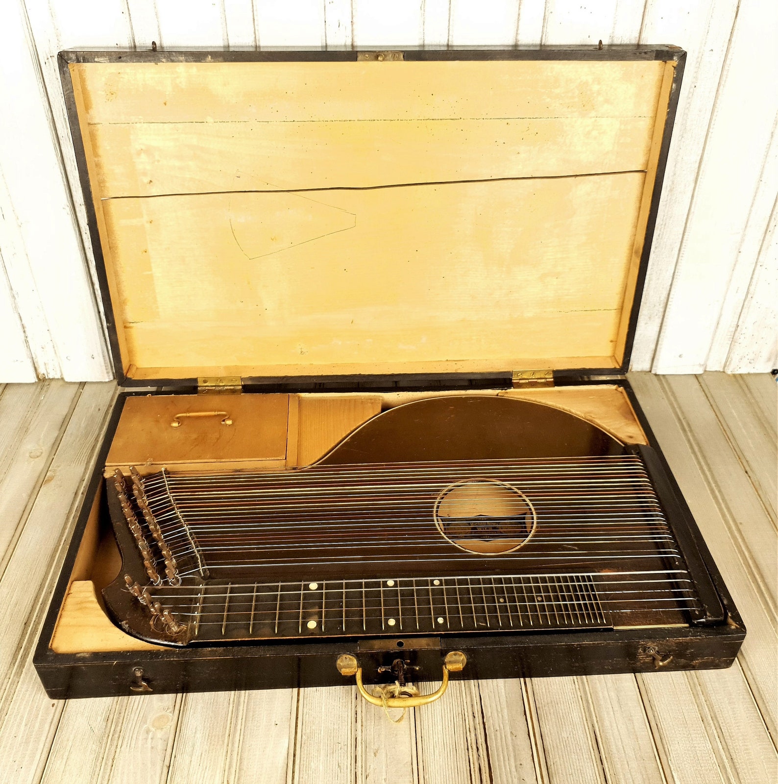 Vintage Zither 31 strings Musical Instrument Zither Retro Etsy