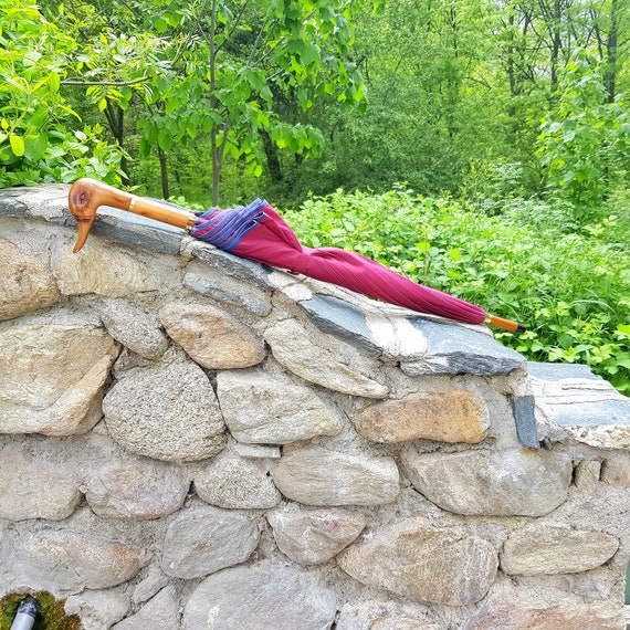 Vintage umbrella, Umbrella, Purple umbrella, Large