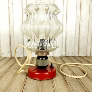 Retro electric lamp, Vintage brass desk lamp, 50s desk lamp, Office lamp, Old night light, Table lamp, Night lighting, Bedside lamp