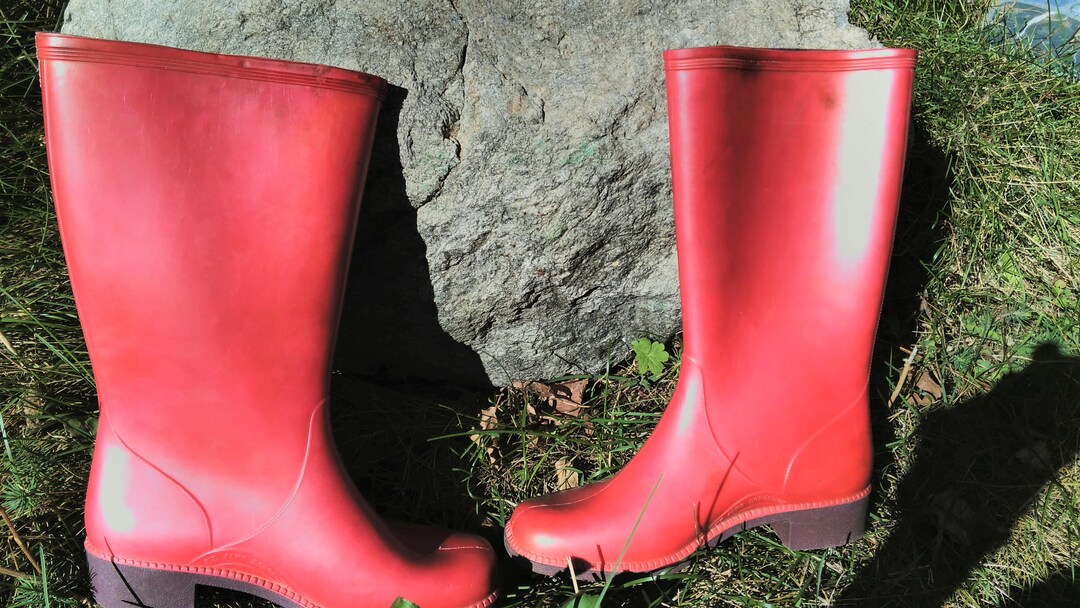 Vintage Rubber Boots, Rain Boot, Old Rubber Boots, Rubber Boots, Ladies