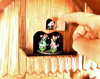 Vintage German Cuckoo Clock: Wooden Mechanical Striking Clock - Etsy