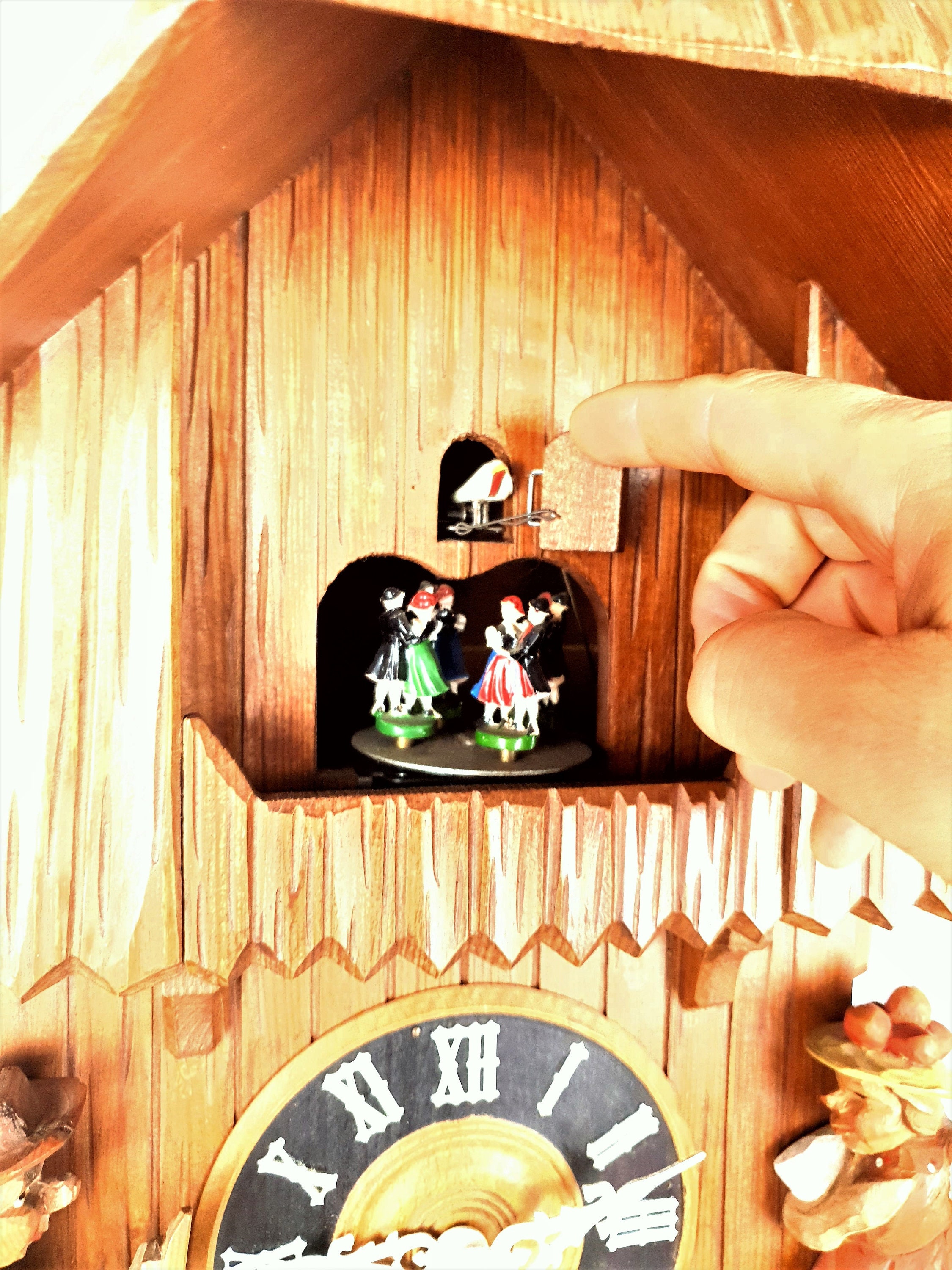 Vintage German Cuckoo Clock: Wooden Mechanical Striking Clock - Etsy