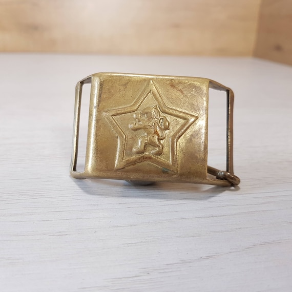military belt buckle