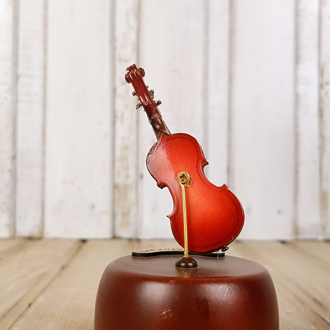 Vintage Music Box Violin Music Box Trinket Box Home Decor Etsy