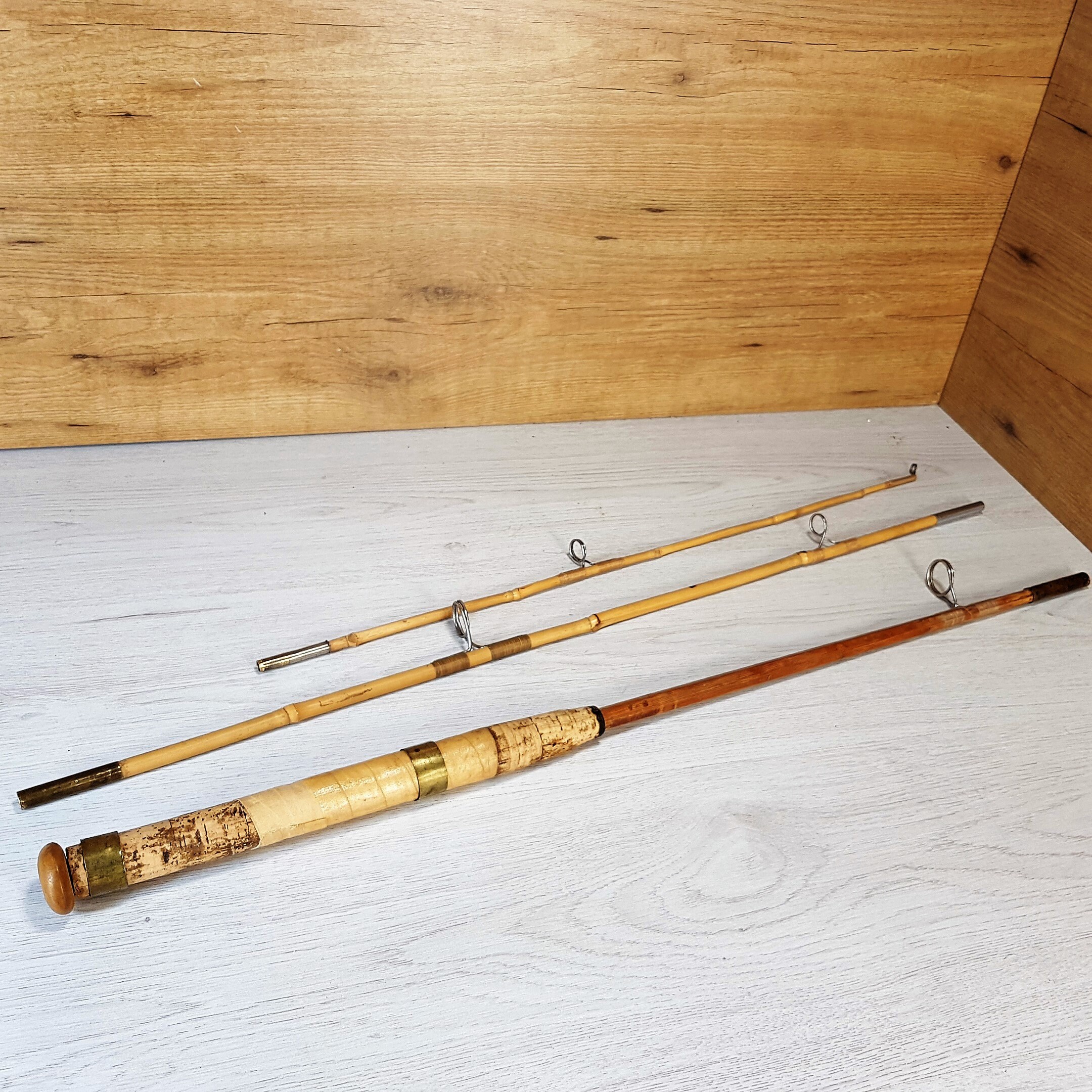 Bamboo Fishing Rod, Vintage Fishing Rod, Special Gift, Collection Fishing,  Old Fishing Equipment, Split Bamboo Rod for Fish, Fishing Rod -  Israel