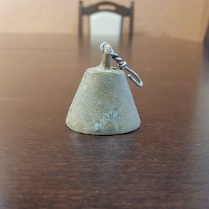 Vintage bell, Primitive bell, Small bell, Vintage bell, Bell, Vintage sheep bell, Rusty bell, Brass bell, House bell, Small brass bell