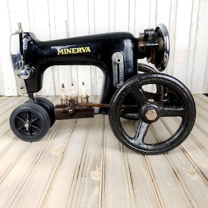 Antique portable sewing machine, Sewing machine tractor, Home decor, Vintage sewing machine, Interesting sewing machine, For decoration